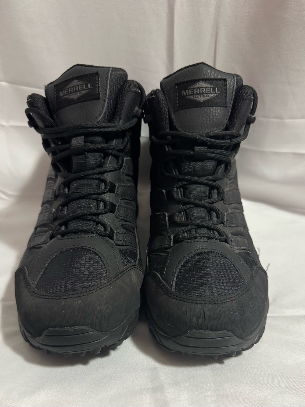Merrell Men's Black Waterproof Hiking Tactical Military lace up boots J15853